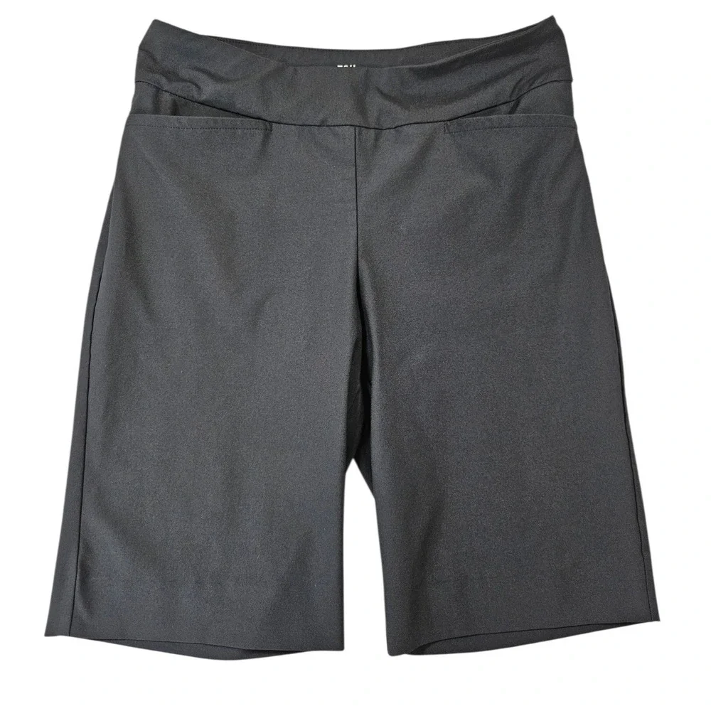 Tail‎ Activewear White Label Black Golf Shorts Size 8 Pull On Performance